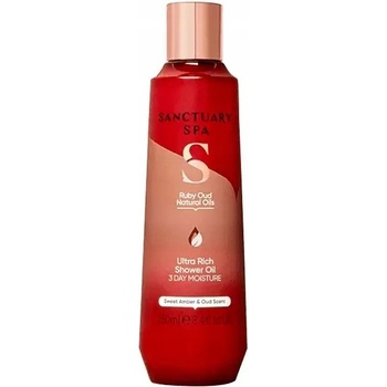 Sanctuary Spa Ruby Oud ošetrujúci sprchový olej s vyživujúcim účinkom 250 ml