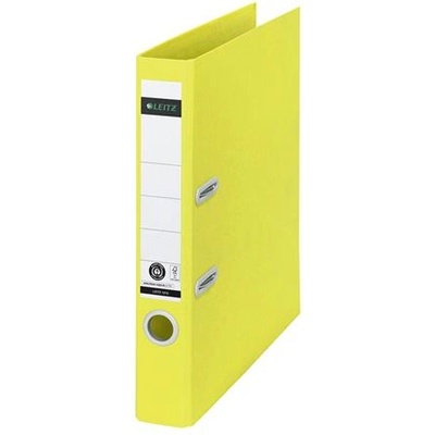 Leitz Папка за документи, 50 мм, А4, картон, рециклиран, LEITZ "180 Recycle", жълта 10190015 (10190015)