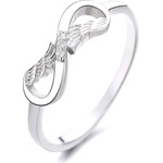 Silenti Jewelry Сребърен пръстен "Размах" - 10 - 62 мм (19.7мм диам. )