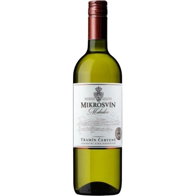 Mikrosvín Mikulov Tramín červený Standard Line Polosuché bílé 2024 12% 0,75 l (holá láhev)