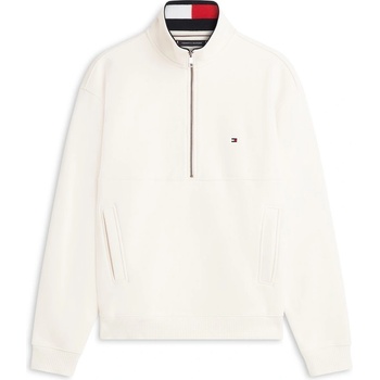 Tommy Hilfiger Men's 1/4 Zip Fleece - Ivory Petal