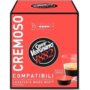  16 бр. кафе капсули Vergnano Cremoso съвместими с кафемашини Lavazza A Modo Mio