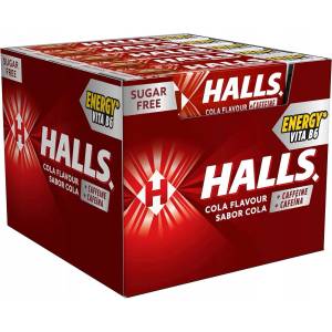 HALLS Energy Vita B6 Кола картонена опаковка 20 x 32 г