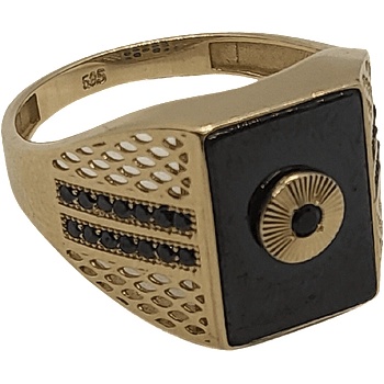 VipGold Златен мъжки пръстен 7.70 гр (r131)