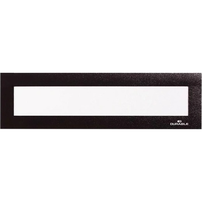Prezentačný rámček, 210x40 mm, magnetický, DURABLE "DURAFRAME MAGNETIC TOP", čierna