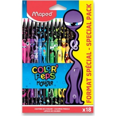 Maped Pastelky Color'Peps Monster 141259 18 ks