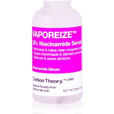 Carbon Theory Vaporeize 20% Niacinamide Serum серум за лице с ниацинамид и цинк 30ml