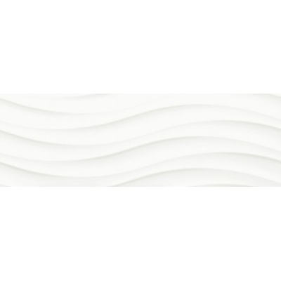 Ceramika Color Polar Wave 25 x 75 cm bílá 1,5m²