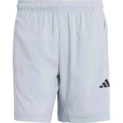adidas WORKOUT ESSENTIALS BASE WOVEN SHORT Sivá Čierna