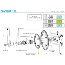 Prevodník 12s Campagnolo CH, 34z, vr.skrutkov (rv 2020 - ....)