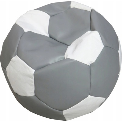 Fitmania Futbalová lopta XL sivá / biela
