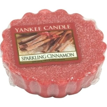 Yankee Candle vonný vosk do aróma lampy Sparkling Cinnamon Trblietavá škorica 22 g