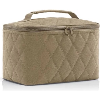 Reisenthel Чанта Reisenthel Cosmetic bag - Beige (Rhombus Olive)