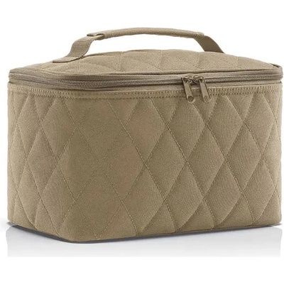 Reisenthel Чанта Reisenthel Cosmetic bag - Beige (Rhombus Olive)