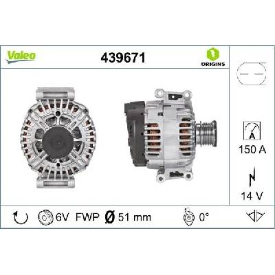 Generátor VALEO 439671