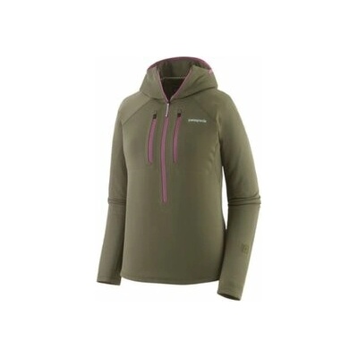 Patagonia R1 Ultralight Hoody Women zelená