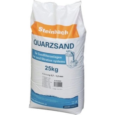 Steinbach Кварцов пясък за филтър 0, 7 - 1, 2 mm - 25 кг (040025)