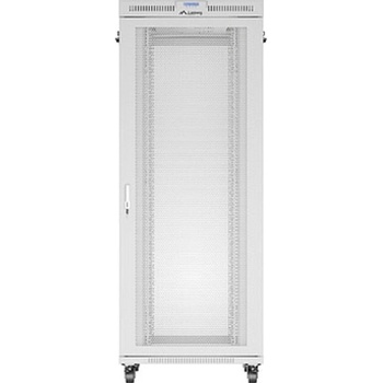 Lanberg Rack Cabinet 19" Free-Standing 42U/800X1000 (FlAT Pack) With Mesh Door LCD Grey (FF01-8042-23SL)