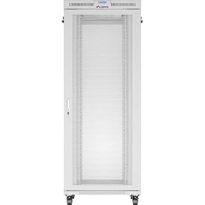 Lanberg Rack Cabinet 19" Free-Standing 42U/800X1000 (FlAT Pack) With Mesh Door LCD Grey (FF01-8042-23SL)