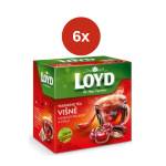 LOYD Лойд затоплящ чай пирамида вишна + какао на зърна + чили 6x40 г