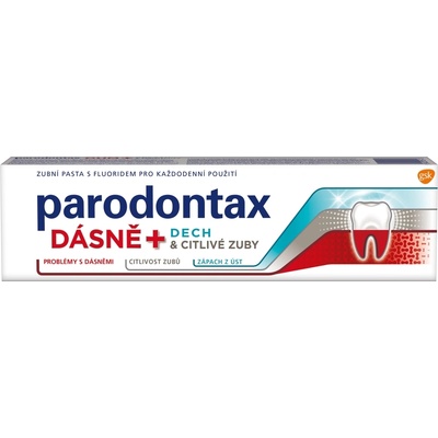 Glaxosmithkline Consumer Пародонтакс Гум + Дъх и чувствителност 75 мл