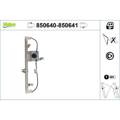 Zvedací zařízení oken VALEO 850640