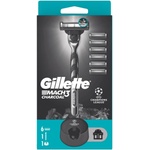 Gillette UEFA Champions League Специално издание Gillette Mach3 Charcoal Мъжка самобръсначка с касета (10BL090143)