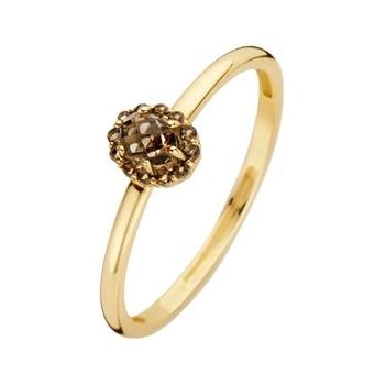Blush Златен дамски пръстен с кварц Blush 1226YSQ (1226YSQ)