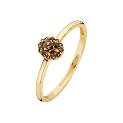 Blush Златен дамски пръстен с кварц Blush 1226YSQ (1226YSQ)