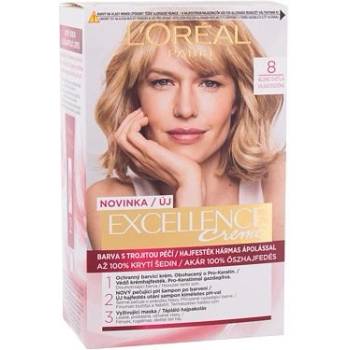 L'Oréal Paris Excellence Creme Triple Protection barva na vlasy na barvené vlasy na blond vlasy na všechny typy vlasů 9 Natural Light Blonde 48 ml