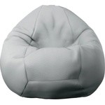 PUFRELAX Пуф, круша, 520л. , Nirvana Gigant - Teteron Grey, за открито, Перящ се калъф, Пълнеж от Полистиролни перли, 8307 (PUF-G-NGG-TEX-GRE) - topmarket