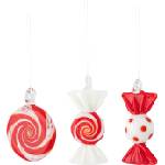 Bloomingville Festive Коледни топки, бонбони, 6 см, 3 бр (82072336)