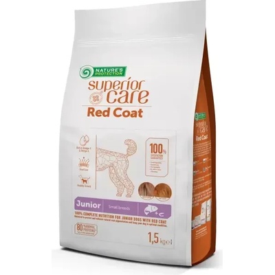 Nature's Protection Red Coat Grain Free Salmon Junior Small and Mini Breeds