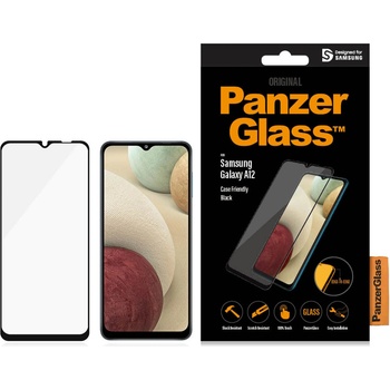 Panzer Стъклен протектор PanzerGlass за Samsung Galaxy A12 , CaseFriendly - Black