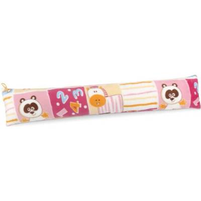Bellatex Tesniaci valec LIN Patchwork ružová 15x85