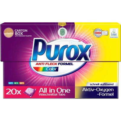 Purox Color práškové kapsule na pranie 20 PD