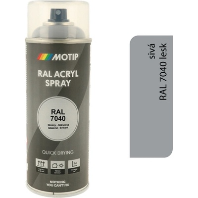 Motip Acryl RAL7040 400 ml lesk