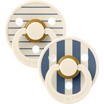 BIBS Залъгалки Bibs - Studio Colour Pin, Ivory Steel Blue Mix, 0-6 м, 2 броя (11015105) - ozone