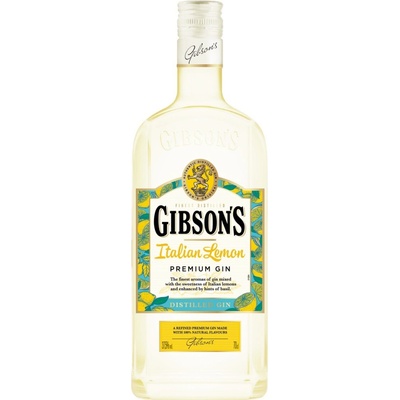 Gibson's Italian Lemon Gin 37,5% 0,7 l (čistá fľaša)