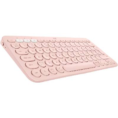 Klávesnica Logitech Bluetooth Multi-Device Keyboard K380, ružová - US INTL (920-009867)