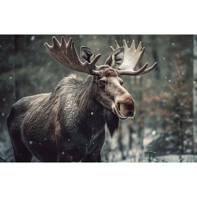 Obraz na plátne - Horned Elk