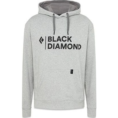 Nike mikina BLACK DIAMOND M STACKED LOGO HOODY Man l heather