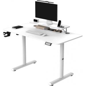 Ultradesk Гейминг бюро Ultradesk - Highlander, бяло (UDESK-HG-WT) - digit