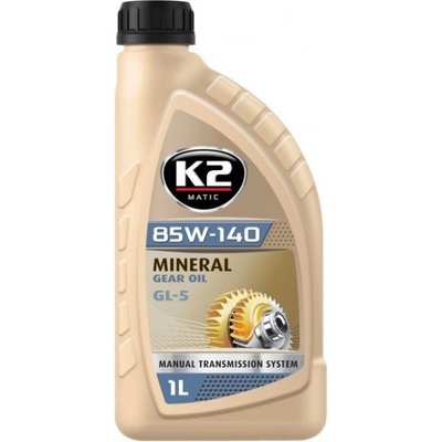 K2 85W-140 GL5 GL4 1 l