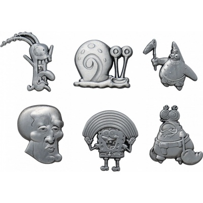 Fanattik Sada odznaků SpongeBob Squarepants Characters 6 ks