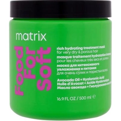Matrix Food For Soft Rich Hydrating Treatment Mask хидратираща маска за суха коса 500 ml за жени