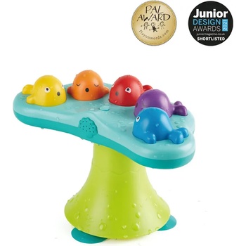 Image 1 of Hape Интерактивна играчка за баня, Hape, Музикален фонтан с разноцветни китове