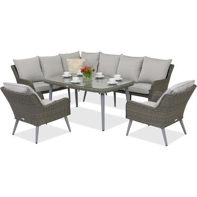 Garden Point Градински мебели Bilbao Comida 7 Garden Point сив (GAP424-COM7)