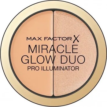 MAX Factor Miracle Glow Duo Pro Illuminator - Озаряващ дуо хайлайтър за лице от серията "Miracle" №20