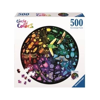 Ravensburger Puzzle 2D 500 Color palette. Insects
